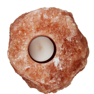 Świecznik z soli kłodawskiej