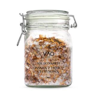 Sól do kąpieli JAŚMIN Z TRAWĄ CYTRYNOWĄ